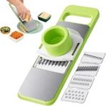 5 in 1 Stainless Steel Vegetable Cutter – Multi Function Slicer, Grater & Chopper for Kitchen - Image 5