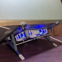 Adjustable Aluminium Laptop Stand with Cooling Fan