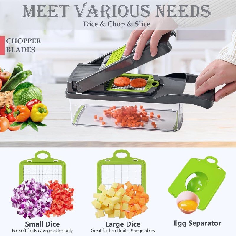 16 in 1 Multinational vegetable cutter and slicer - Image 5