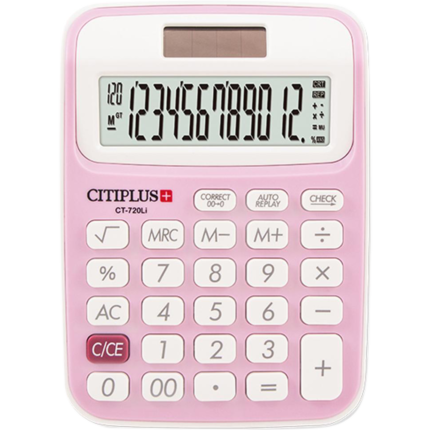 CT-720Li CITIPLUS Electronic Calculator