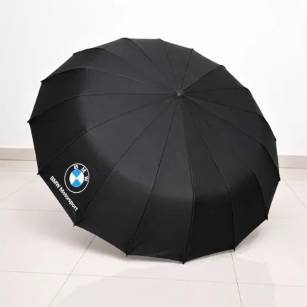BMW 16 Ribs Umbrella Black Color