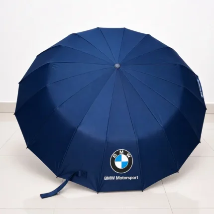 BMW 16 Ribs Umbrella. (Blue)