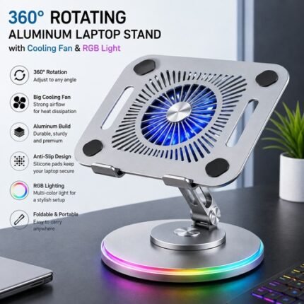 Aluminum High Speed Cooler Laptop Stand