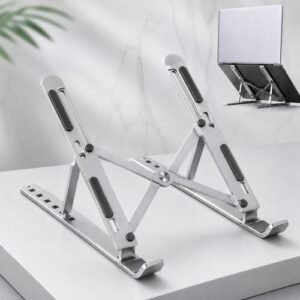 Adjustable Laptop Stand with Anti Slip Pad