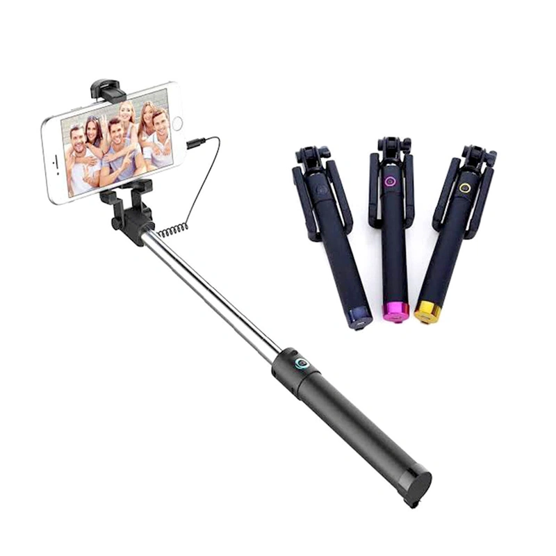 Portable Pocket Selfie Stick Wired