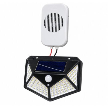 Solar Security Light and Alarm - 100 LED Lights