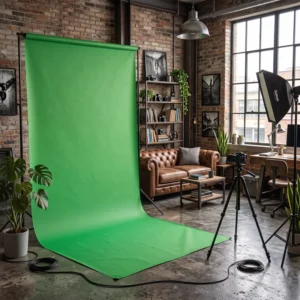 Premium Green Screen Backdrop Kit